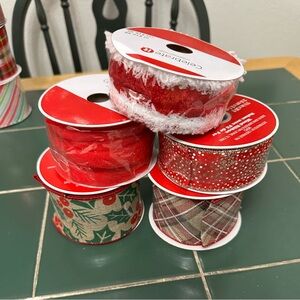 Celebrate It Holiday Ribbon Set - Red, Green, Gold